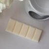 Flat lay top view of a DitsyJaffa Moonflower wax melt snap bar